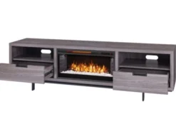 Greentouch Usa Wynwood Gray Walnut Media Fireplace 5 Greentouch Usa Wynwood Gray Walnut Media Fireplace -Ashley GRUS595809 C