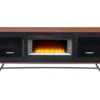 Greentouch Usa Santa Ana Walnut Media Fireplace