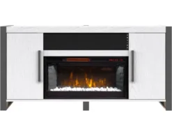 Greentouch Usa Monterey TV Stand With Fireplace