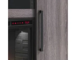 Greentouch Usa Monterey Gray Electric Fireplace TV Stand -Ashley GRUS744001 H