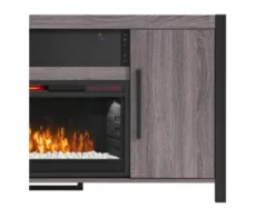 Greentouch Usa Monterey Gray Electric Fireplace TV Stand -Ashley GRUS744001 I