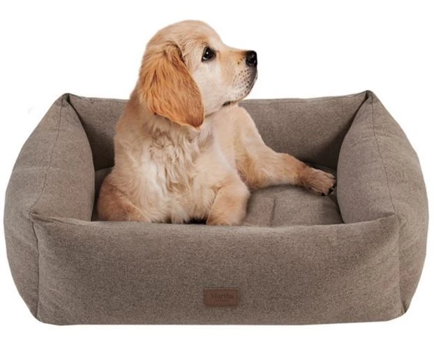 Hampton Hill Brown Bolster Pet Bed 3 Hampton Hill Brown Bolster Pet Bed - Image 3