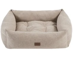 Hampton Hill Tan Bolster Pet Bed