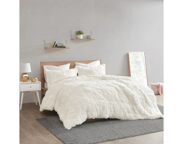 Hampton Hill Malea Ivory 3-Piece Full/Queen Comforter Set 3 Hampton Hill Malea Ivory 3-Piece Full/Queen Comforter Set - Image 3