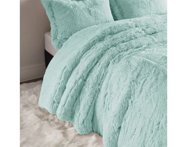 Hampton Hill Malea 3-Piece Aqua Full/Queen Comforter 3 Hampton Hill Malea 3-Piece Aqua Full/Queen Comforter - Image 3