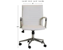 Presidential Seating White Task Chair 9 Presidential Seating White Task Chair -Ashley HSTY618939 X