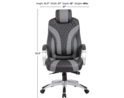 Boss Task Black & Grey Desk Chair 17 Boss Task Black & Grey Desk Chair -Ashley HSTY698209 X
