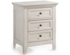 Intercon San Mateo White Nightstand