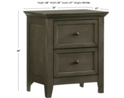 Intercon San Mateo Nightstand 7 Intercon San Mateo Nightstand -Ashley INTC656327 X