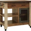 Int'l Furniture Antique Kitchen Mini Island