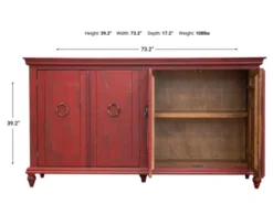 Int'l Furniture Capri Red Console -Ashley INTF729833 X