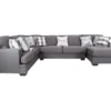 Jackson Crawford Metal 3-Piece Sectional With Right Chaise