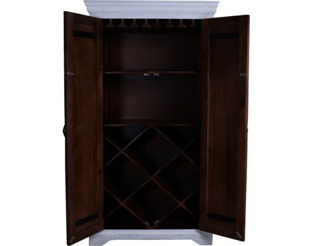 Jaipur Carved Lace Wine Cabinet 2 Jaipur Carved Lace Wine Cabinet - Image 2