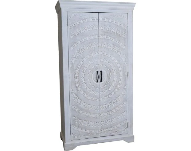 Jaipur Carved Lace Wine Cabinet 3 Jaipur Carved Lace Wine Cabinet - Image 3