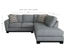 Jonathan Louis Taurus 2-Piece Sectional With Right-Facing Chaise -Ashley JONL725860 X