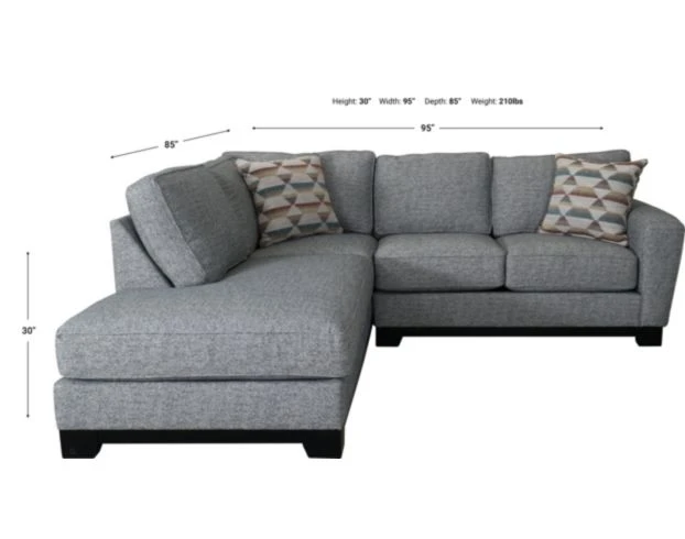 Jonathan Louis Taurus 2-Piece Sectional With Left-Facing Chaise 6 Jonathan Louis Taurus 2-Piece Sectional With Left-Facing Chaise - Image 6