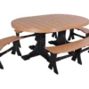 Amish Outdoors Table And 4 Benches