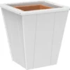 Amish Outdoors 18" White Planter
