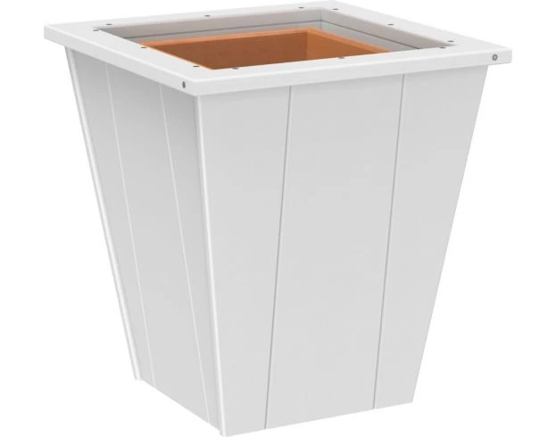 Amish Outdoors 18" White Planter 1 Amish Outdoors 18" White Planter