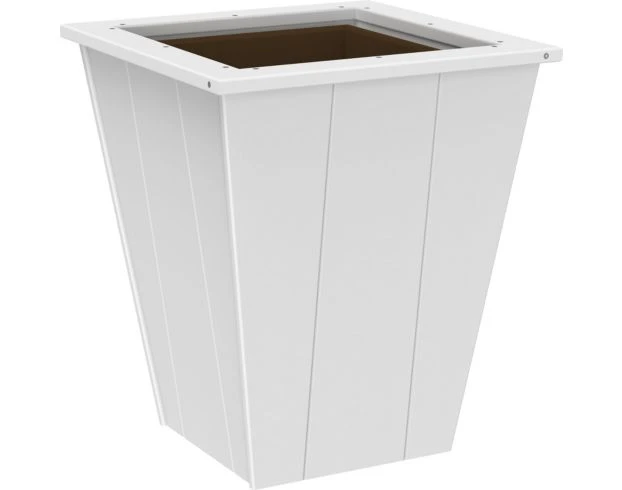 Amish Outdoors 22" White Planter 1 Amish Outdoors 22" White Planter