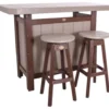 Amish Outdoors 3-Piece Outdoor Bar Set