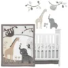 Lambs & Ivy Baby Jungle Animals 4-Piece Crib Set