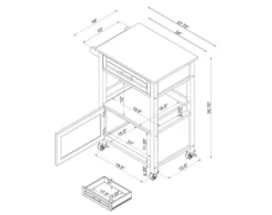 Linon Mitchell Island -Ashley LINO652025 X