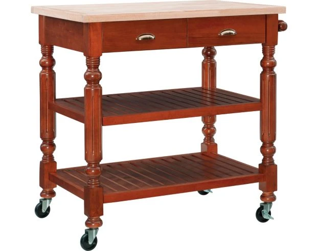 Linon Barnaby Red Island 1 Linon Barnaby Red Island