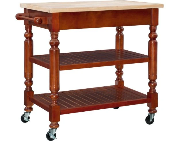 Linon Barnaby Red Island 4 Linon Barnaby Red Island - Image 4