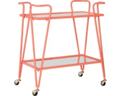 Linon Ellie Coral Bar Cart