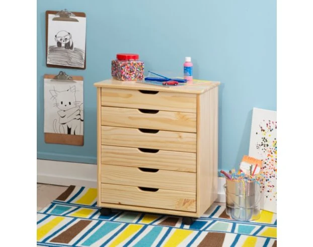 Linon Rudy Rolling Cart 2 Linon Rudy Rolling Cart - Image 2