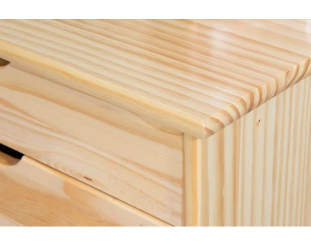 Linon Rudy Natural Rolling Cart 2 Linon Rudy Natural Rolling Cart - Image 2