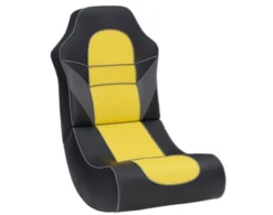 Linon Klutch Yellow Game Rocking Chair