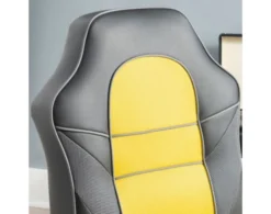 Linon Klutch Yellow Game Rocking Chair 8 Linon Klutch Yellow Game Rocking Chair -Ashley LINO711426 D