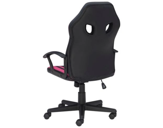 Linon Klutch Pink Desk Chair 2 Linon Klutch Pink Desk Chair - Image 2