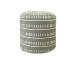 Lr Home Outdoor Green Pouf