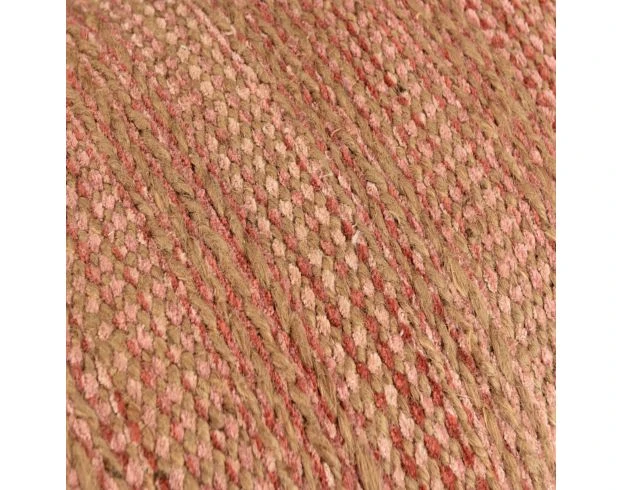 Lr Home Pink And Beige Bench 4 Lr Home Pink And Beige Bench - Image 4