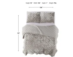 Levtex Umbria Velvet King Quilt 7 Levtex Umbria Velvet King Quilt -Ashley LTEX702528 X