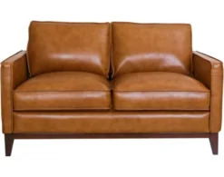 Leather Italia Newport 100% Leather Loveseat