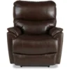 La-Z-Boy Trouper Leather Power Headrest Rocker Recliner