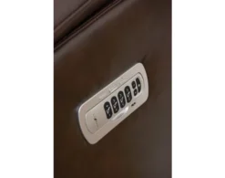 La-Z-Boy Trouper Leather Power Headrest Rocker Recliner -Ashley LZBY602124 E