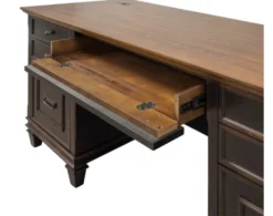 Martin Furniture Hartford Double Pedestal Desk 16 Martin Furniture Hartford Double Pedestal Desk -Ashley MART201422 F