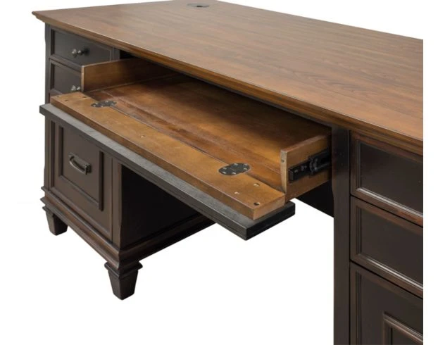 Martin Furniture Hartford Double Pedestal Desk 6 Martin Furniture Hartford Double Pedestal Desk - Image 6