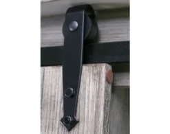 Martin Furniture Avondale Gray Tall Barn Door Bookcase -Ashley MART380429 D