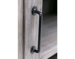 Martin Furniture Avondale Gray Tall Barn Door Bookcase -Ashley MART380429 E