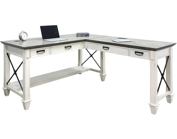Martin Furniture Hartford White Corner Desk 1 Martin Furniture Hartford White Corner Desk