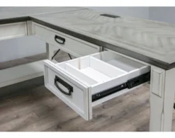 Martin Furniture Hartford White Corner Desk 11 Martin Furniture Hartford White Corner Desk -Ashley MART539188 E