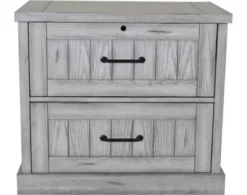 Martin Furniture Avondale White Lateral File