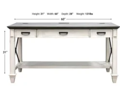 Martin Furniture Hartford White Writing Desk 13 Martin Furniture Hartford White Writing Desk -Ashley MART573276 X