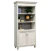 Martin Furniture Hartford White Tall Bookcase With Doors
